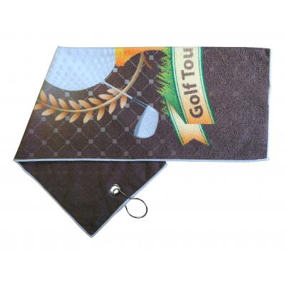 Image of Printed Microfiber Golf Towel