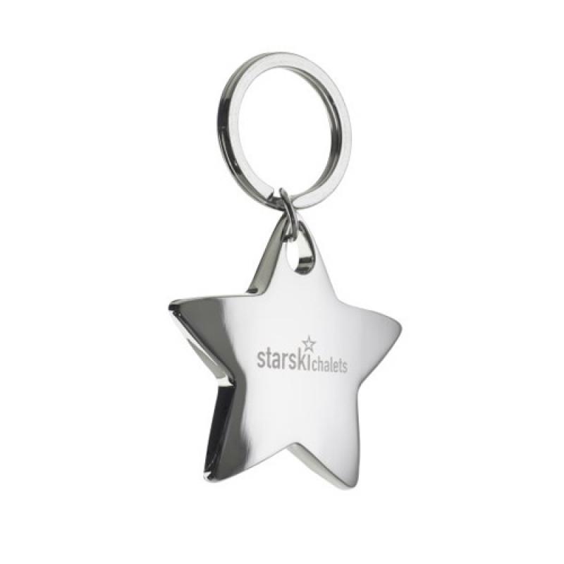 Image of Star Metal Keyring