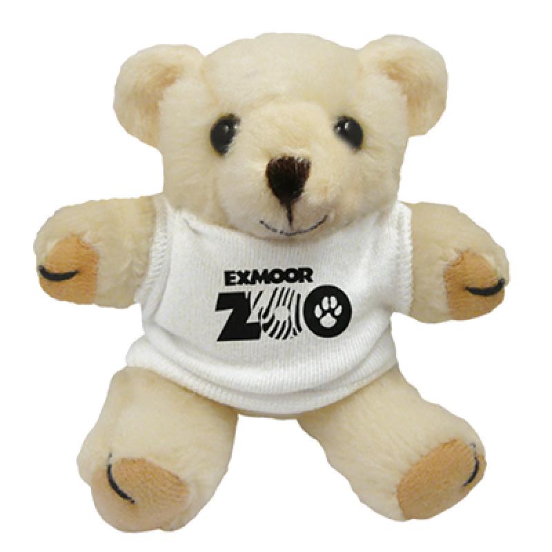 Image of 5'' Honey Bear with White T Shirt